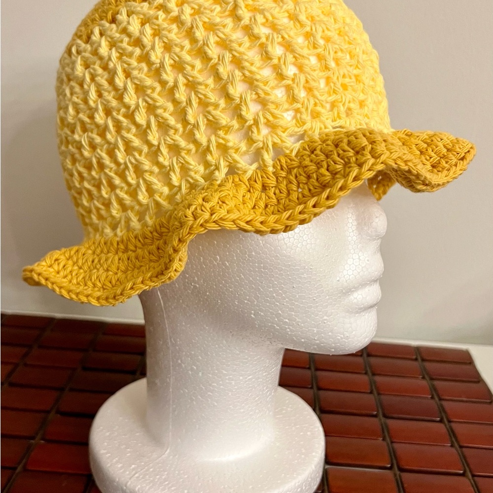 100% cotton Summer Hat - Hand crochet